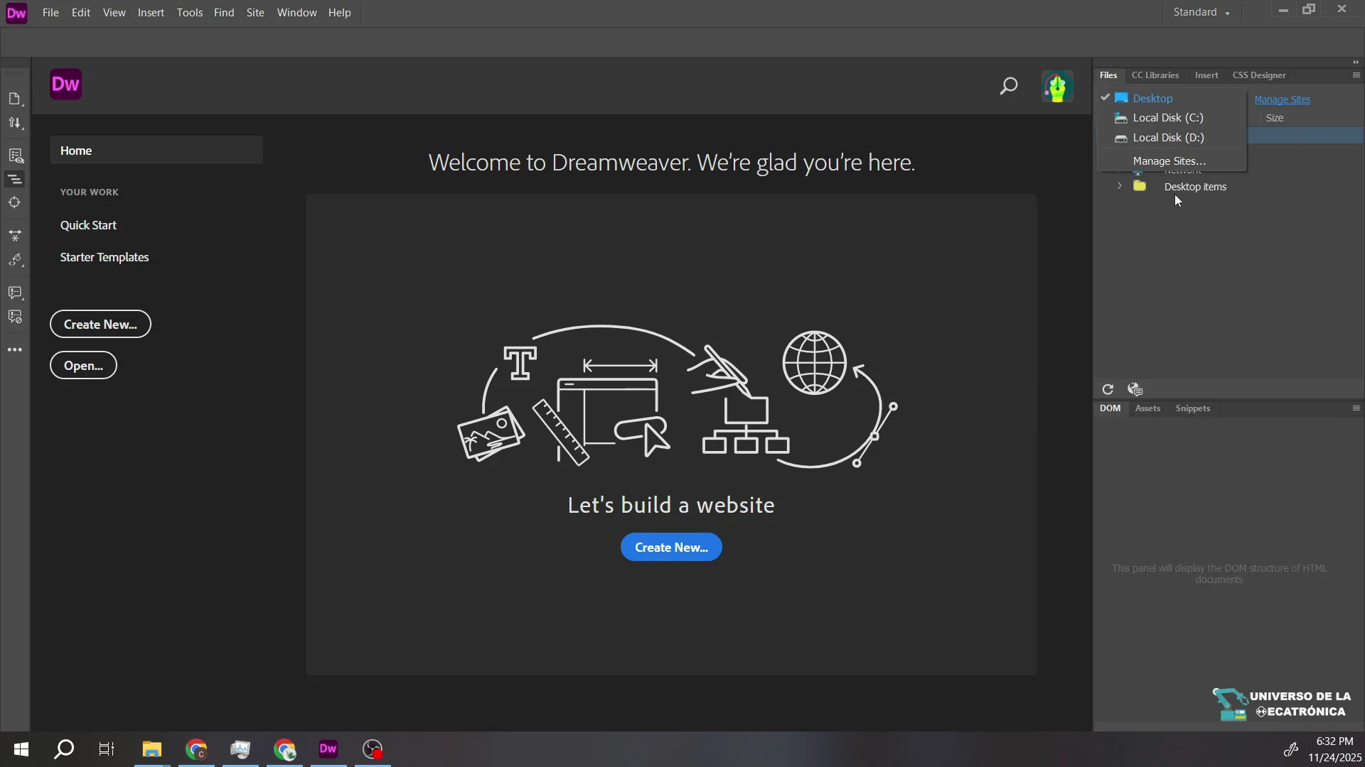 Adobe Dreamweaver 2026 Full Español Pre Activado 3 Adobe Dreamweaver 2026 Captura Pantalla