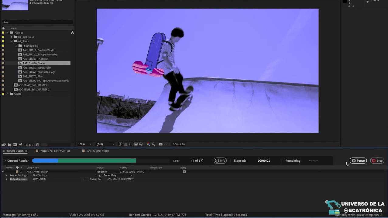 Descarga gratuita Adobe After Effects CC 2022 de Mega y MediaFire