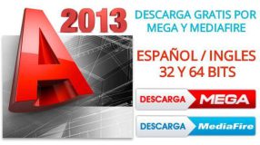 Descargar e Instalar AUTOCAD 2013 32/64 BITS ESPAÑOL/INGLES | MEGA Y MEDIAFIRE
